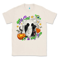 Natural My Cat Is My Boo Classic Tee - texasbilliewilder