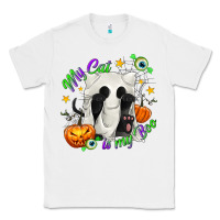 White My Cat Is My Boo Classic Tee - texasbilliewilder