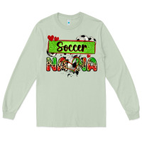 Matcha soccer nana with leopard Long Sleeve Tee - Zillion Design Studio