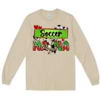 Mushroom soccer nana with leopard Long Sleeve Tee - Zillion Design Studio