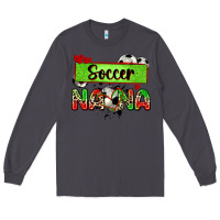 Smoke soccer nana with leopard Long Sleeve Tee - Zillion Design Studio