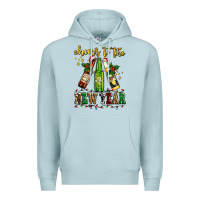 Blue Mist cheers to the new year with beers Premium Hoodie - AdoDesignShop
