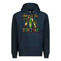 Navy cheers to the new year with beers Premium Hoodie - AdoDesignShop