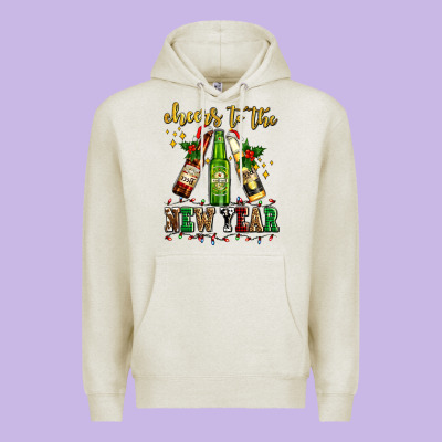 Cheers To The New Year With Beers Premium Hoodie Designed By Adodesignshop