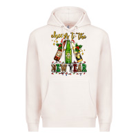 Pale Pink cheers to the new year with beers Premium Hoodie - AdoDesignShop