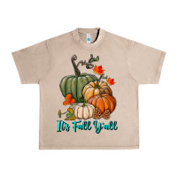 French Oak Happy Fall Y'all Pumpkins Urban Heavy Tee - RanaPortraitStore