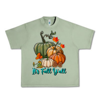 Oil Green Happy Fall Y'all Pumpkins Urban Heavy Tee - RanaPortraitStore