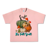 Salmon Happy Fall Y'all Pumpkins Urban Heavy Tee - RanaPortraitStore