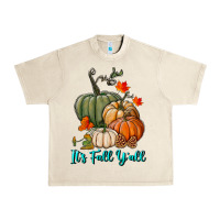 Sandshell Happy Fall Y'all Pumpkins Urban Heavy Tee - RanaPortraitStore
