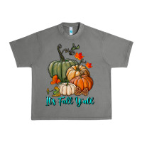 Tornado Happy Fall Y'all Pumpkins Urban Heavy Tee - RanaPortraitStore