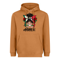 Meerkat mexican mom life messy bun mama Heavyweight Hoodie - BundleAndBundleShop