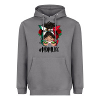 Storm mexican mom life messy bun mama Heavyweight Hoodie - BundleAndBundleShop
