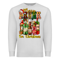 Dove Grey merry drunk im christmas Premium Sweatshirt - AdoDesignShop