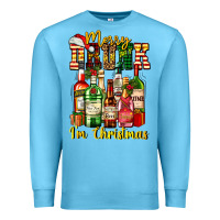Ocean Blue merry drunk im christmas Premium Sweatshirt - AdoDesignShop