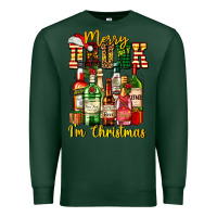 Sports Green merry drunk im christmas Premium Sweatshirt - AdoDesignShop