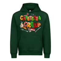 Forest Green Christmas cafeteria crew Urban Hoodie - MaliasSmallBusiness