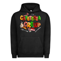 Pigment Black Christmas cafeteria crew Urban Hoodie - MaliasSmallBusiness