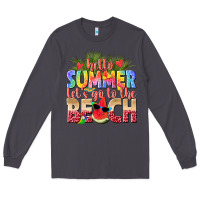 Smoke hello summer lets go to the beach Long Sleeve Tee - texasbilliewilder