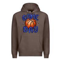 Coffee game day basketball Premium Hoodie - MaliasSmallBusiness
