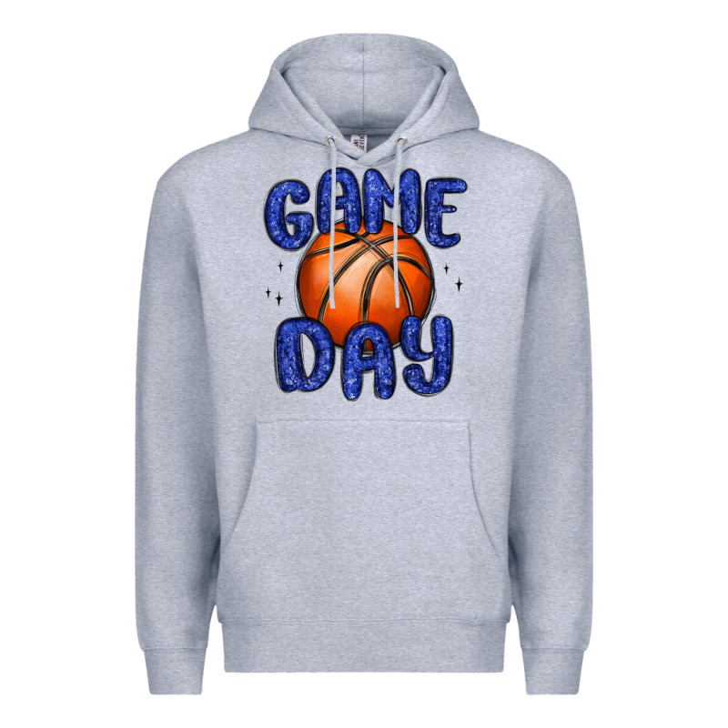 Game Day Basketball Premium Hoodie by MaliasSmallBusiness | Teevron