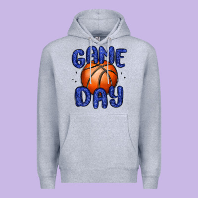 Game Day Basketball Premium Hoodie Designed By Maliassmallbusiness