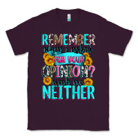 Plum remember when i asked for your opinion Classic Tee - Zillion Design Studio