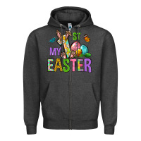 Charcoal Heather My first Easter Zipper Hoodie - Neo Western