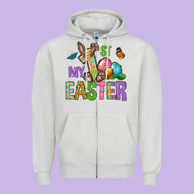 My First Easter Zipper Hoodie Designed By Neo Western