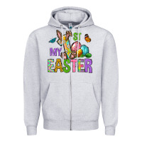 Heather Grey My first Easter Zipper Hoodie - Neo Western