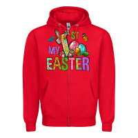 Red My first Easter Zipper Hoodie - Neo Western