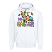 White My first Easter Zipper Hoodie - Neo Western