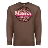Chestnut mama leopard Premium Sweatshirt - JahusDesignShop