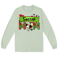 Matcha soccer mom with leopard Long Sleeve Tee - Zillion Design Studio