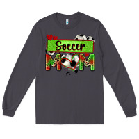 Smoke soccer mom with leopard Long Sleeve Tee - Zillion Design Studio