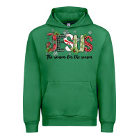 Emerald jesus the reason for the season Urban Hoodie - MaliasSmallBusiness