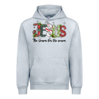 Heather Grey jesus the reason for the season Urban Hoodie - MaliasSmallBusiness