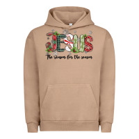 Pigment Burro jesus the reason for the season Urban Hoodie - MaliasSmallBusiness
