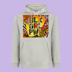 Black Girl Power Tumbler Heavyweight Hoodie Designed By Bundleandbundleshop