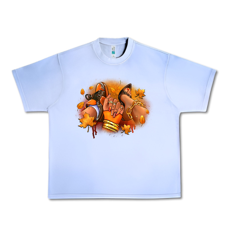 Fall Sneaker And Heel Afro Woman Urban Heavy Tee by RanaPortraitStore | Teevron