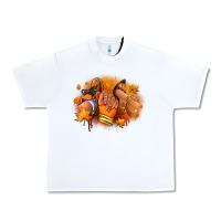 White Fall sneaker and heel afro woman Urban Heavy Tee - RanaPortraitStore