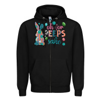 Black Oh for peeps shake Zipper Hoodie - Neo Western