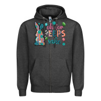 Charcoal Heather Oh for peeps shake Zipper Hoodie - Neo Western
