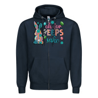 Navy Oh for peeps shake Zipper Hoodie - Neo Western