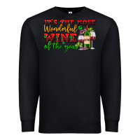 Black its the most wonderful wine of the year Premium Sweatshirt - AdoDesignShop