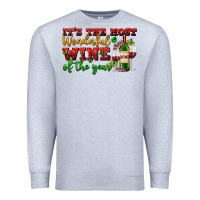 Heather Grey its the most wonderful wine of the year Premium Sweatshirt - AdoDesignShop