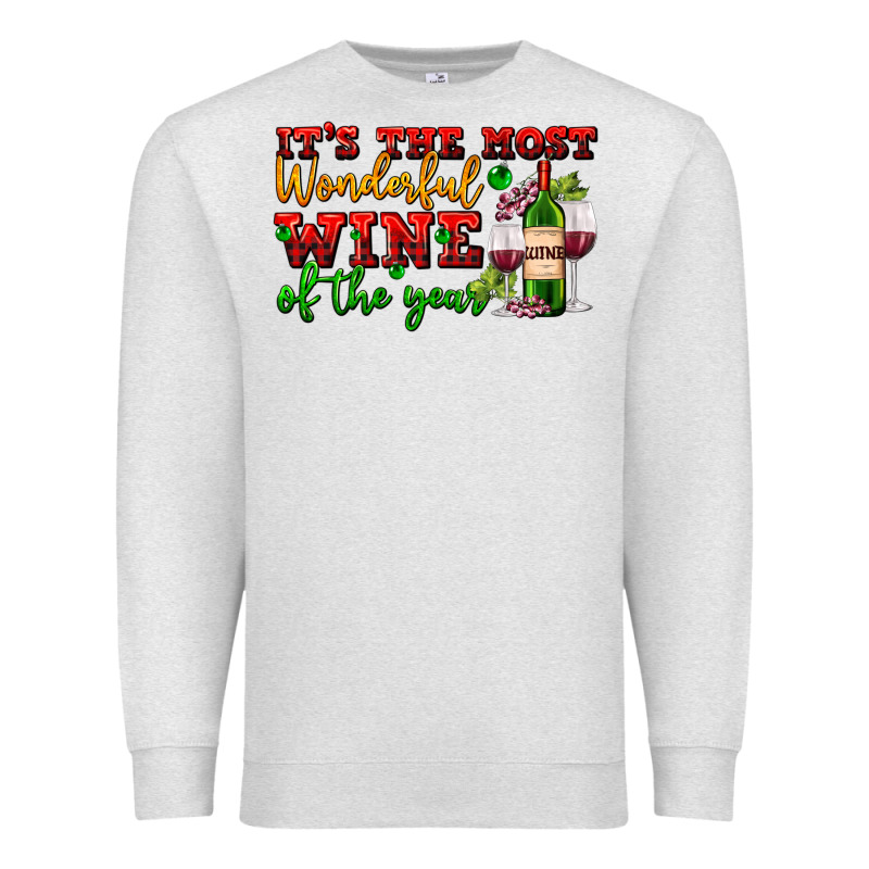 Its The Most Wonderful Wine Of The Year Premium Sweatshirt by AdoDesignShop | Teevron