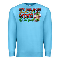 Ocean Blue its the most wonderful wine of the year Premium Sweatshirt - AdoDesignShop