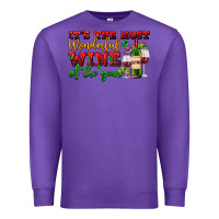 Purple its the most wonderful wine of the year Premium Sweatshirt - AdoDesignShop
