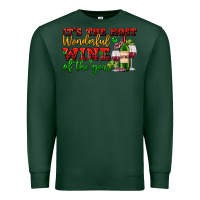 Sports Green its the most wonderful wine of the year Premium Sweatshirt - AdoDesignShop