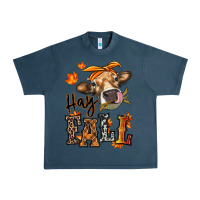 Midnight Navy Hay Fall heifer Urban Heavy Tee - RanaPortraitStore